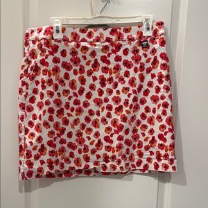 Rafaella Red Mini Skirt Casual Resort Wear